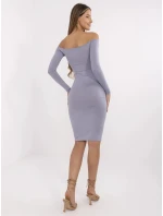 Šaty RV SK 6697.72P sivá