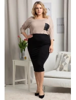 Dámska sukňa P352 čierna - Karko Dámska sukňa P352 čierna - Karko