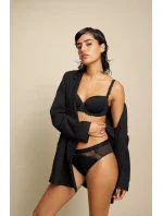 Dámska podprsenka Wild Azalea Florale WHP - BLACK - black 0004 - TRIUMPH