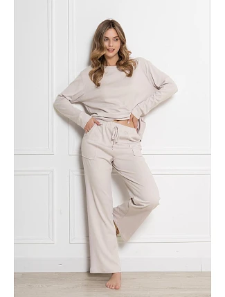 Pyžamo Leveza 1814 Yoko, s dlhými rukávmi, veľkosti S–XL