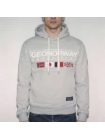Geografické Nórsko Great Blended DB 317 M WY8612H/GN-Smiešaná šedá mikina