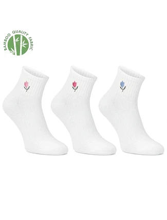 Dámske vysoké krémové bambusové ponožky Filippo SD-AN06 Dámske vysoké krémové bambusové ponožky Filippo SD-AN06