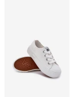 Dziecięce Młodzieżowe Trampki LEE ISLA C LOW JR 50251058 Białe