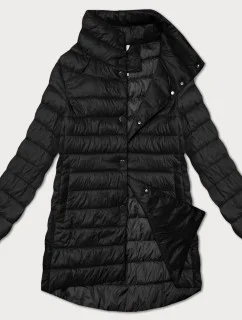 Dámska prešívaná bunda so stojačikom Minority black (P3-6908-1)