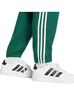 Pánske nohavice adidas Essentials 3-Stripes Fleece Tapered Cuffed zelené KY4129