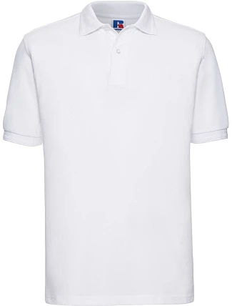 Russell Athletic 599M Piqué polo 10.599M biela Russell Athletic 599M Piqué polo 10.599M biela