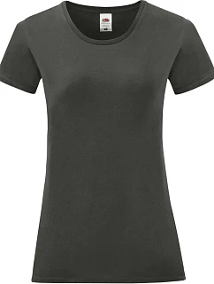 Fruit of the Loom Lady-Fit Iconic 150 T Dámske tričko 16.1432 light graphite