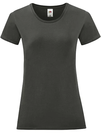 Fruit of the Loom Lady-Fit Iconic 150 T Dámske tričko 16.1432 light graphite Fruit of the Loom Lady-Fit Iconic 150 T Dámske tričko 16.1432 light graphite
