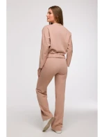 B292 Zavinovacie tričko - mocca