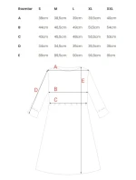M521 Šaty s nariasenými rukávmi - model 5