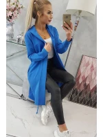 Oversize s potlačou v nevädzovej modrej farbe Oversize s potlačou v nevädzovej modrej farbe