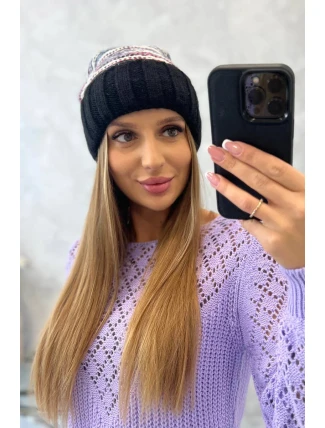 Dámska čiapka Feba K330 čierna