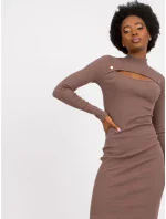 Šaty RV SK 7433.51 hnedá