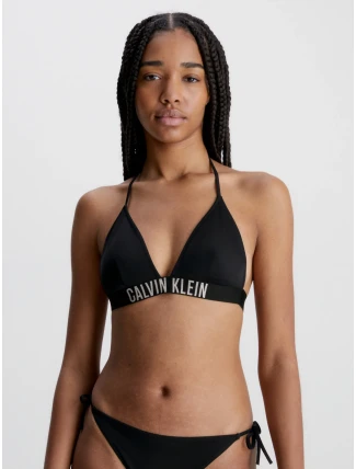Dámska plavková podprsenka KW0KW01824 BEH black - Calvin Klein