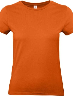 B&C #E190 /women Dámske tričko z hrubej bavlny 01.004T urban orange