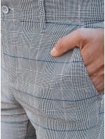 Pánske svetlosivé nohavice FashionStreet UX4407