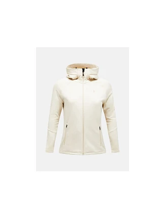 Mikina PEAK PERFORMANCE W Rider Essentials Zip Hood v pieskovej farbe Mikina PEAK PERFORMANCE W Rider Essentials Zip Hood v pieskovej farbe