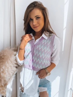 Dámska vesta LANI lilac FashionStreet MY1971