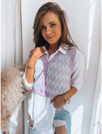 Dámska vesta LANI lilac FashionStreet MY1971