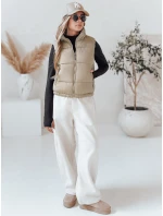 Dámska prešívaná vesta URBANELLE beige FashionStreet TY4973 Dámska prešívaná vesta URBANELLE beige FashionStreet TY4973