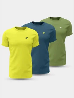 Tričká 4F M 4FWSS24TTSHM1896-90S 3PAK pánske