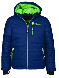 Detská zateplená bunda Trollkids pre chlapcov s kapucňou, nepremokavá