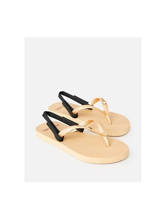 Plážové šľapky RIP CURL Premium Surf Bloom O/T-Girl, zlaté Plážové šľapky RIP CURL Premium Surf Bloom O/T-Girl, zlaté
