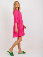 Šaty D73761M30214B fuchsiová