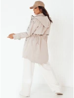 Dámska prechodná bunda parka BRENS ecru FashionStreet TY4229 Dámska prechodná bunda parka BRENS ecru FashionStreet TY4229