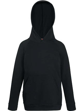 Fruit of the Loom Kids Lightweight Hooded Sweat Detská mikina s kapucňou 16.2009 čierna Fruit of the Loom Kids Lightweight Hooded Sweat Detská mikina s kapucňou 16.2009 čierna