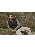 Tee Jays TJ 9132 Pánska fleecová vesta „Trail“ 18.9132 lovecká zelená