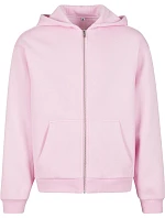 Build your Brand BY 285 Pánska mikina s kapucňou z hrubej bavlny „Fluffy“ 56.0285 soft pink