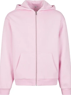 Build your Brand BY 285 Pánska mikina s kapucňou z hrubej bavlny „Fluffy“ 56.0285 soft pink