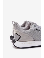 Sneakersy Męskie Na Platformie Big Star RR174358 Hi-Poly System Szare