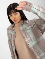 Košeľa D71720W11085A tmavá lila