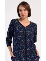 Dámske domáce šaty Hummingbird blue - Vienetta Dámske domáce šaty Hummingbird blue - Vienetta