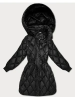 Dámska zimná bunda Plus Size Minority black (M2-6518-1)