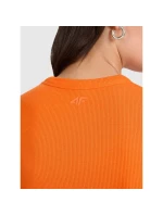 Dámske tričko z vaflového úpletu 4F 4FRSS25TTSHF2749-70S