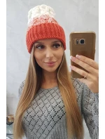 Dámska čiapka Samara K346 červená+biela Dámska čiapka Samara K346 červená+biela