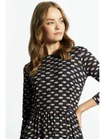 Elegantné dámske šaty DRE3540 čierne - Monnari