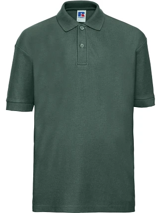 Russell Athletic 539B Detské polo tričko z piké 10.539B fľaškovozelené Russell Athletic 539B Detské polo tričko z piké 10.539B fľaškovozelené