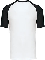 Kariban K 330 Baseballové tričko 20.K330 biele/čierne Kariban K 330 Baseballové tričko 20.K330 biele/čierne