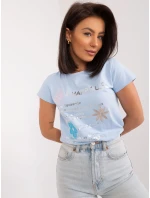 Blúzka RV BZ 9619.27X svetlo modrá