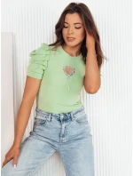 Dámska blúzka LERRIS svetlozelená FashionStreet RY2516
