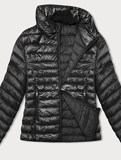 Dámska prešívaná bunda so stojačikom J Style čierna (16M9130-392)