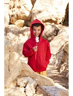 Fruit of the Loom Classic Kids Sweat Jacket Detská mikina s kapucňou 16.2045 azúrovomodrá