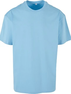 Build your Brand BY 102 Tričko oversize z hrubej bavlny 56.0102 baltic blue