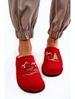 Domowe Papcie Big Star KK276017 Czerwono-Beżowe