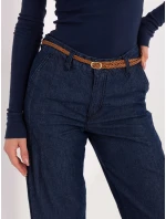 Nohavice D80038BB62630D311 navy blue