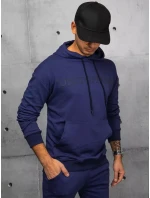 Pánske tmavomodré tepláky FashionStreet AX0679 Pánske tmavomodré tepláky FashionStreet AX0679